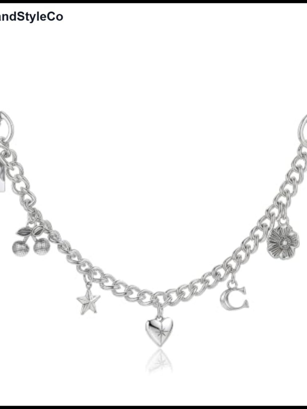 11.7in Metal Bag Charm Chain Purse Accessory